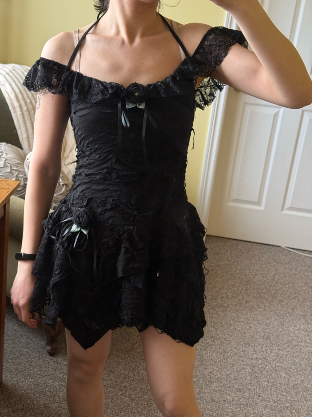 Widow (dolls kill) GOTHIC GARDENS MINI DRESS size S